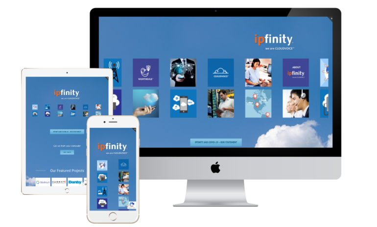 پروژه توسعه و طراحی سایت ipfinity- تصویر شاخص اصلی